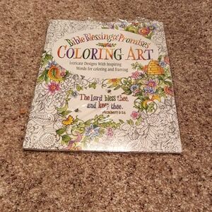 Bible Blessings & Promises Coloring Art Book